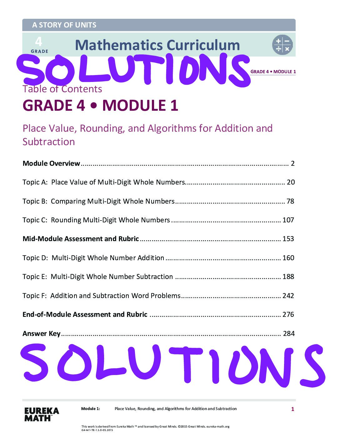 Gr4 Mod1 Lesson00