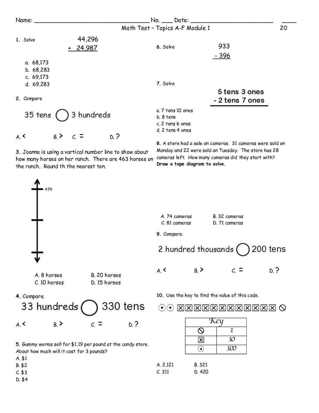 Gr4 Mod1 Module 1Test
