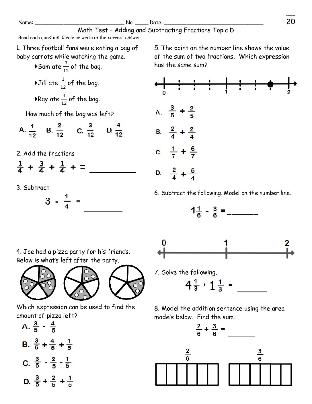 Gr4 Mod5 Fractions Topicdtest2015