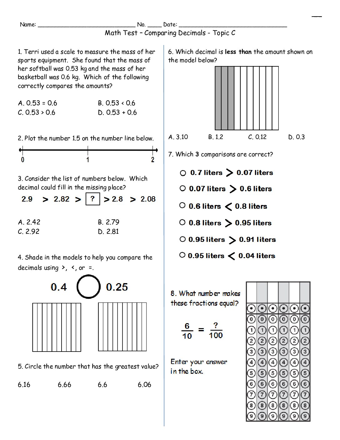 Gr4 Mod6 C 14 15Decimals Topicc2015