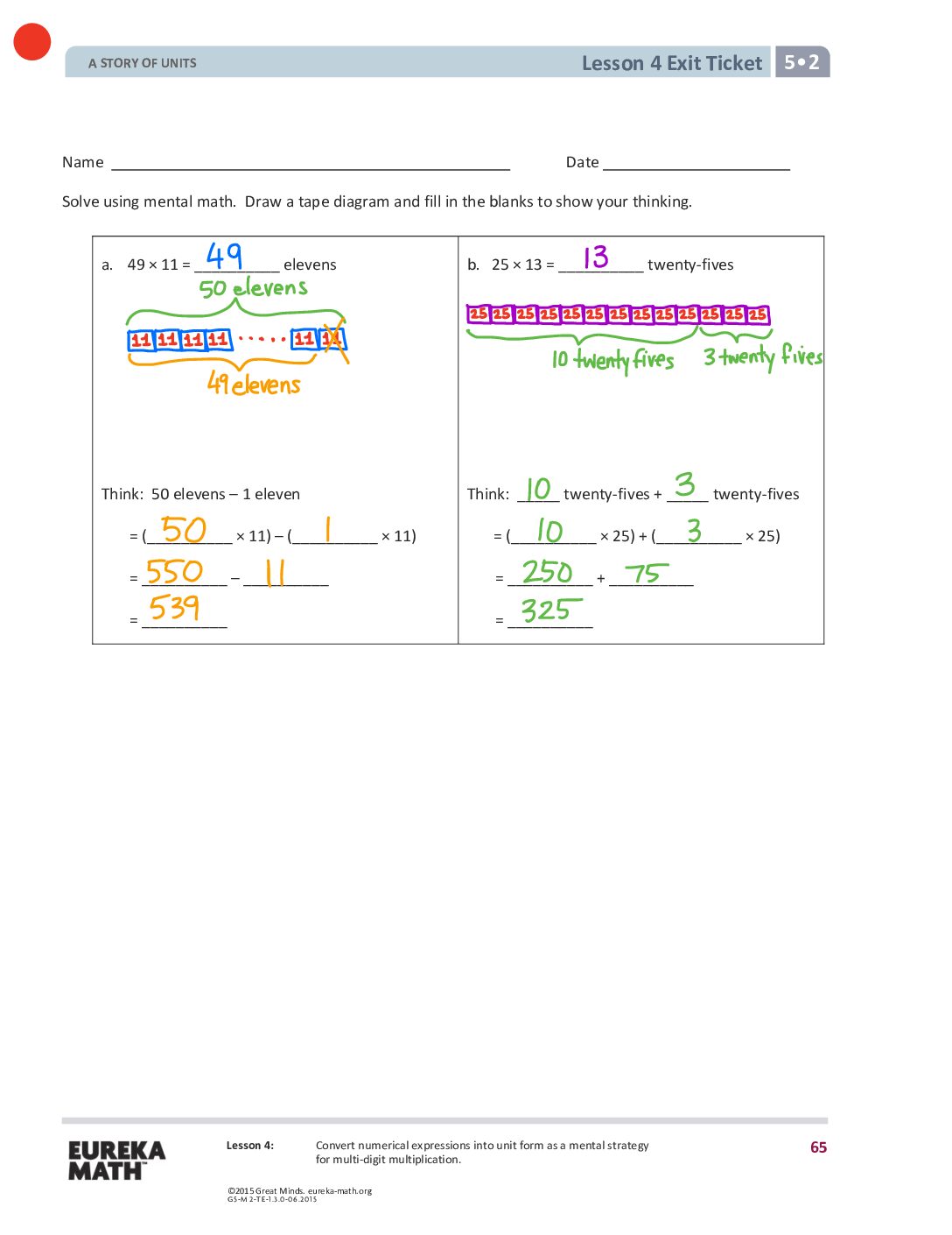 Gr5 M2 Exitticket Lesson 04