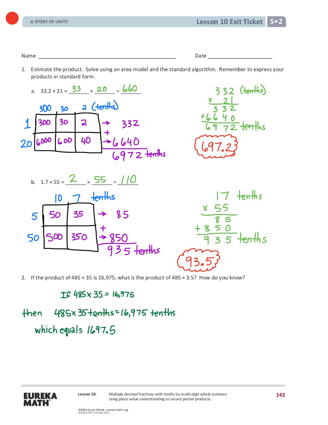 Gr5 M2 Exitticket Lesson 10