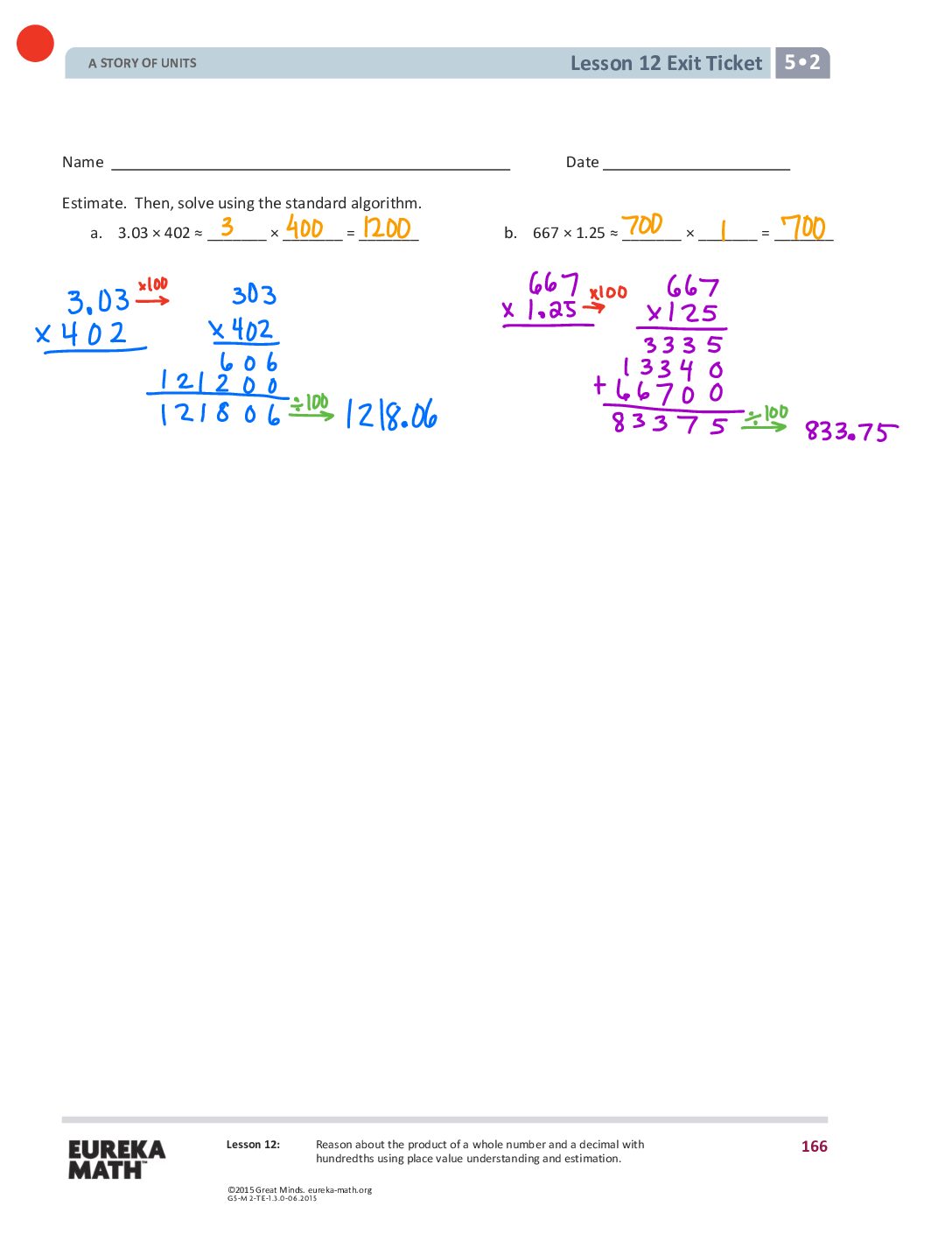 Gr5 M2 Exitticket Lesson 12