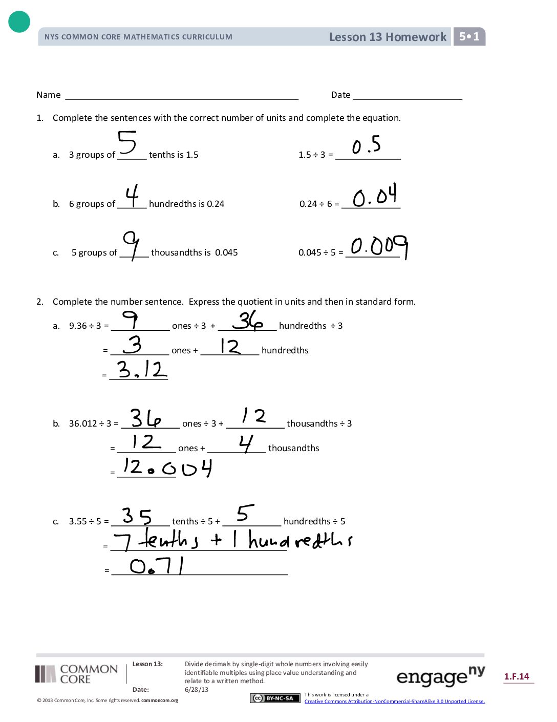 Gr5 Mod1 Lesson13 Updated 08 25 2019