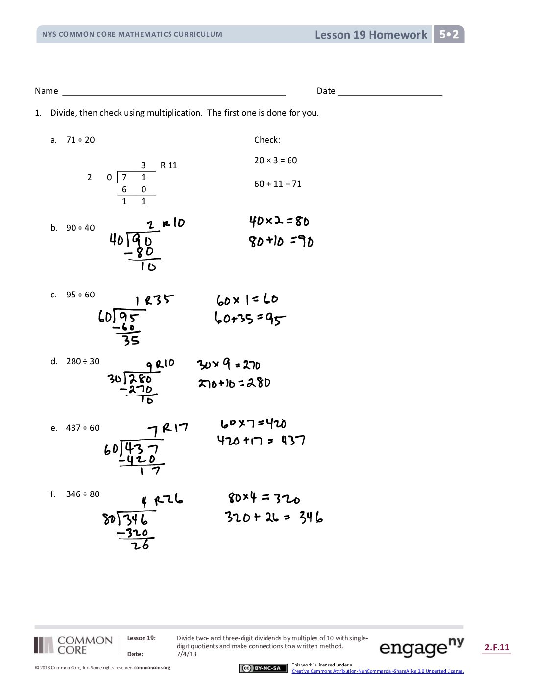 Gr5 Mod2 Lesson19 Corrected 9 22 17