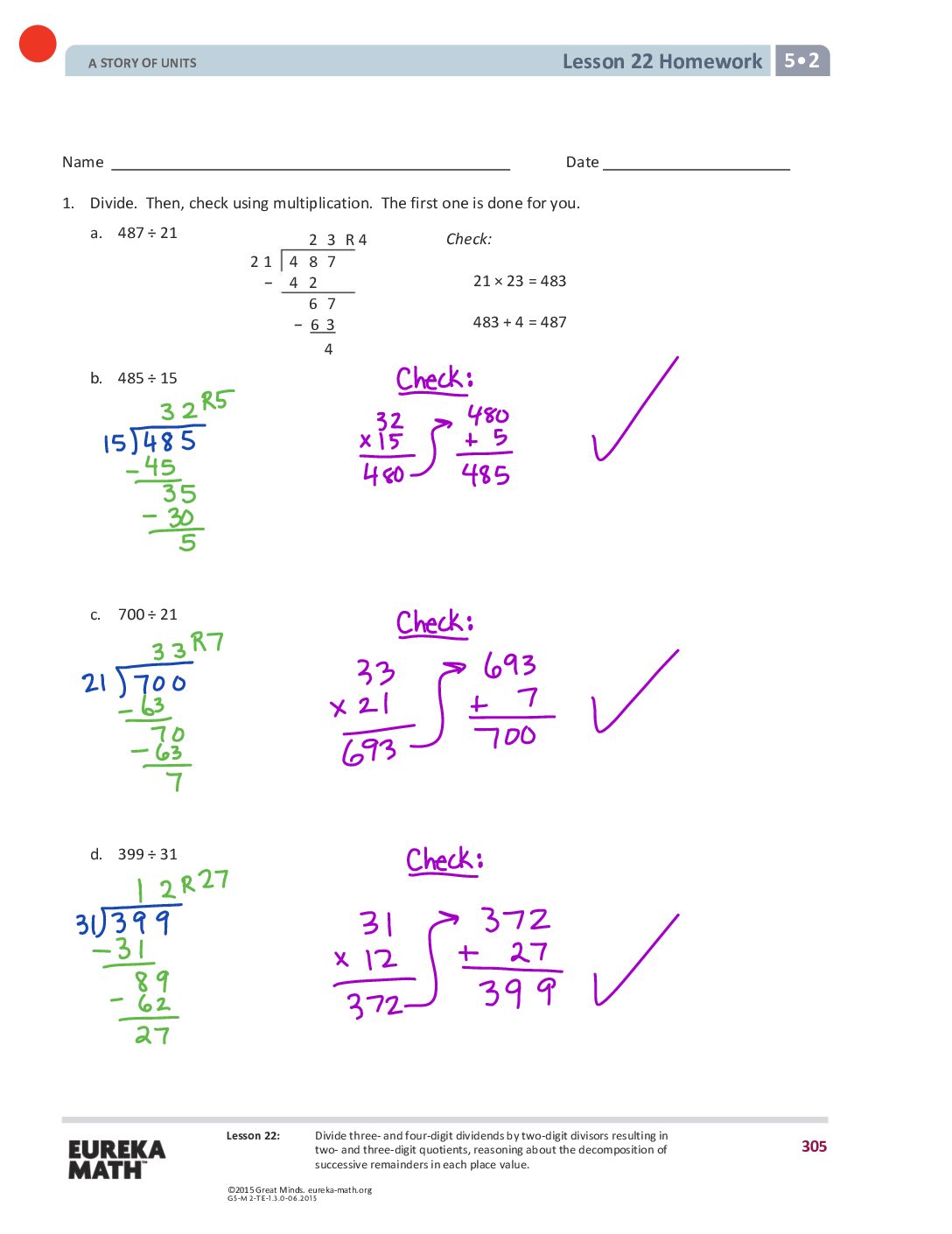 Gr5 Mod2 Lesson22 Corrected