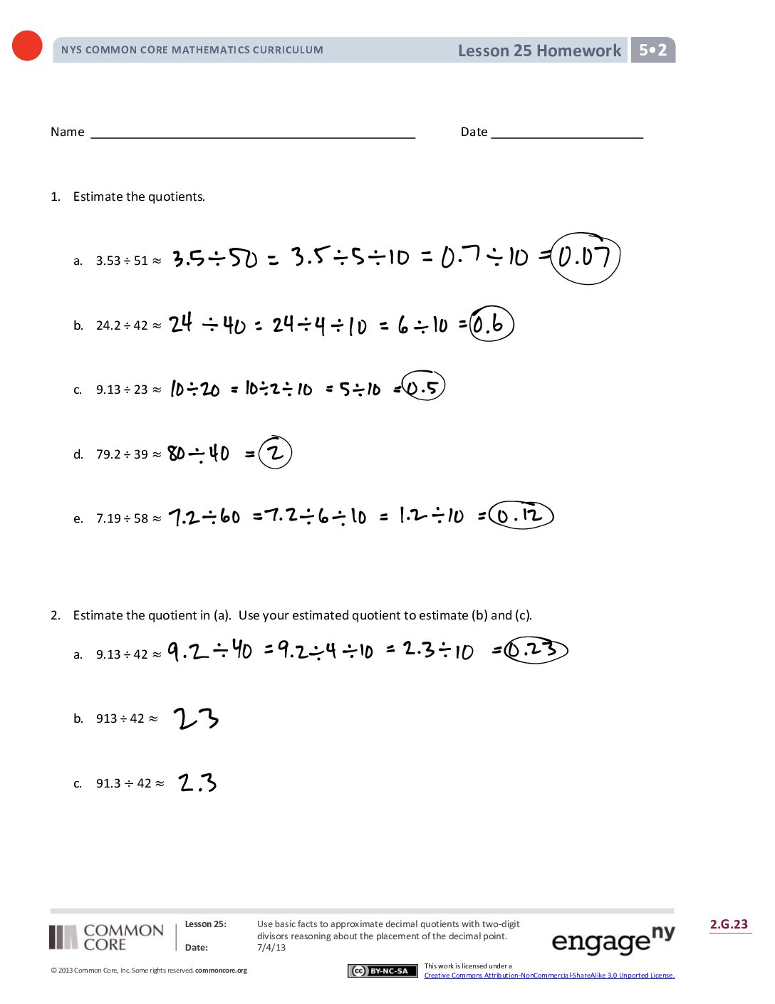 Gr5 Mod2 Lesson25 Corrected 10 01 17