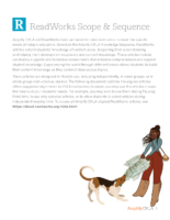 Grade 2 Readworks Scope & Sequence Grade 2 Readworks Scope & Sequence