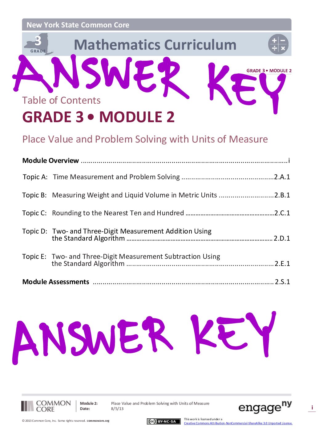 Grade 3 Module 2 Solutions Corrected 9 22 17