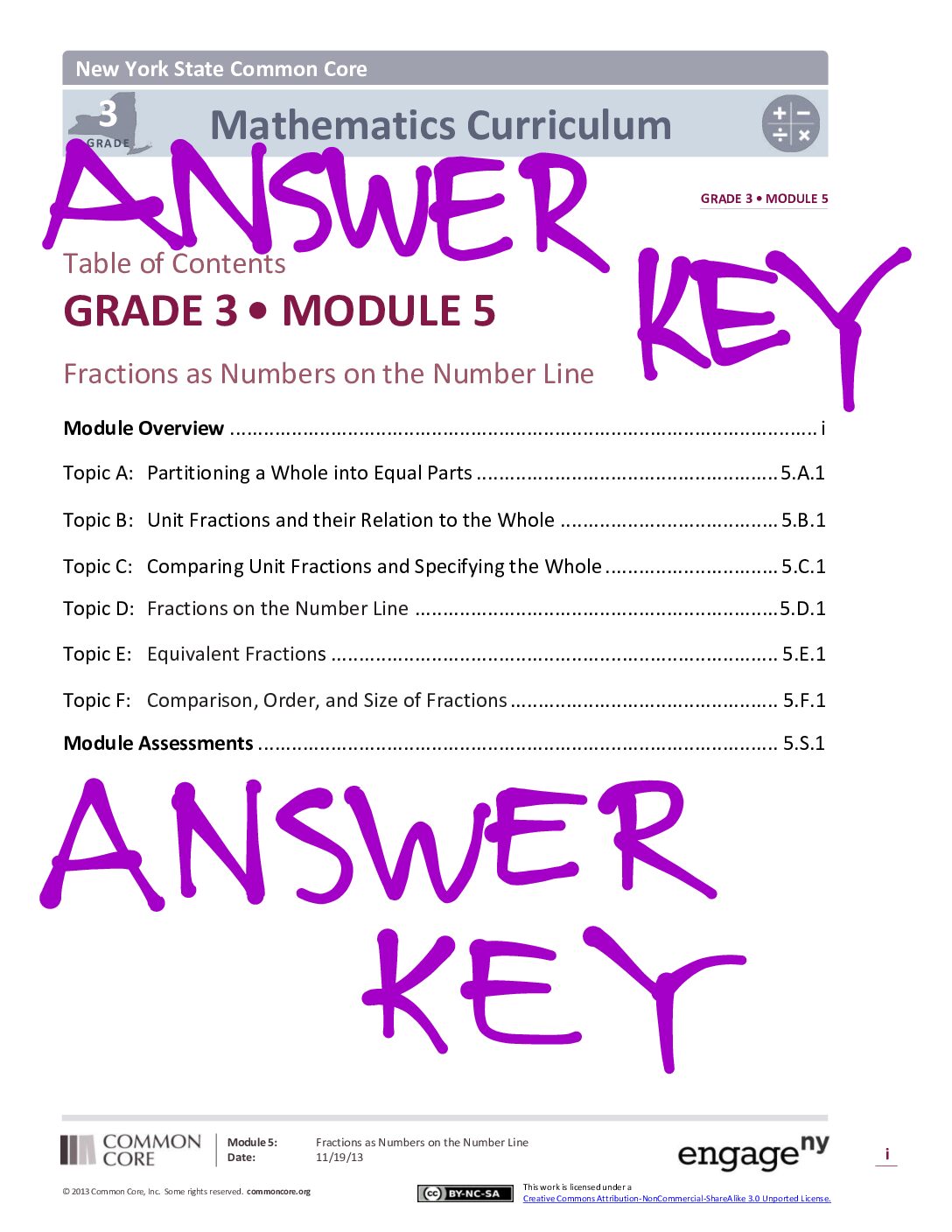 Grade 3 Module 5 Solutions