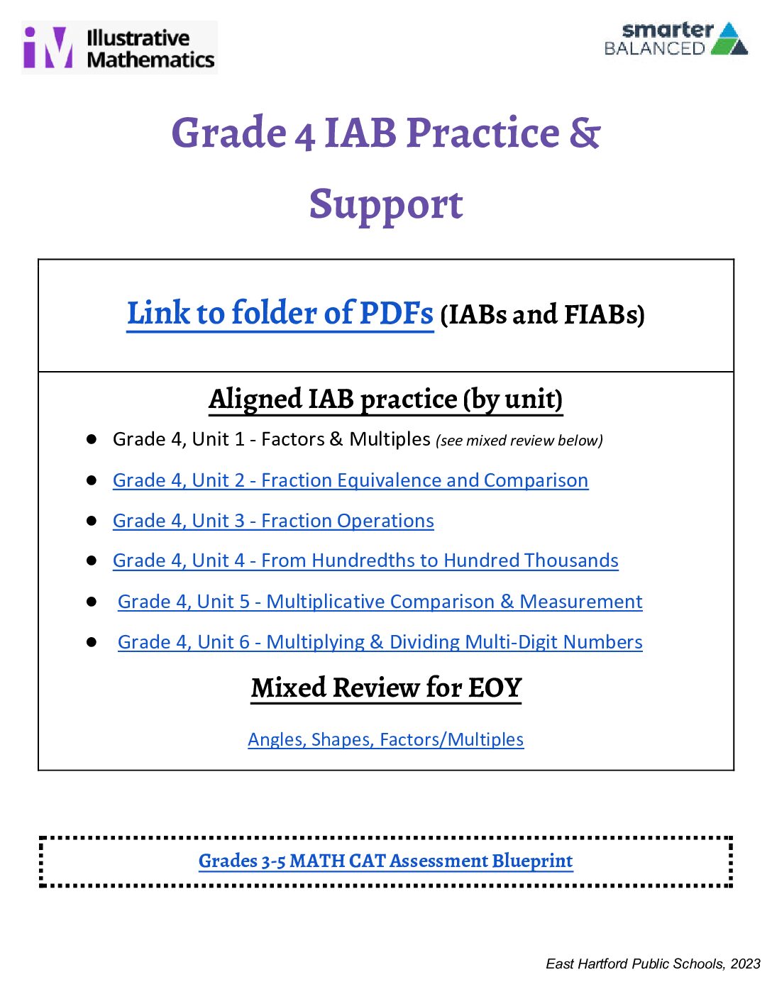 Grade 4 Iab Practice & Support