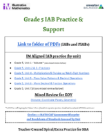 Grade 5 Iab Practice & Support