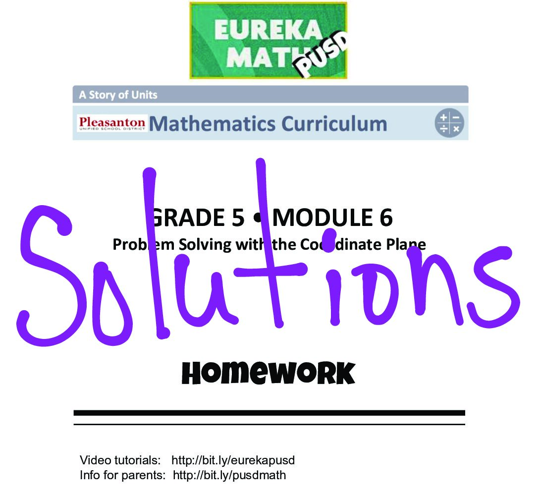 Grade 5 Module 6 Solutions Updated 01 23 2018