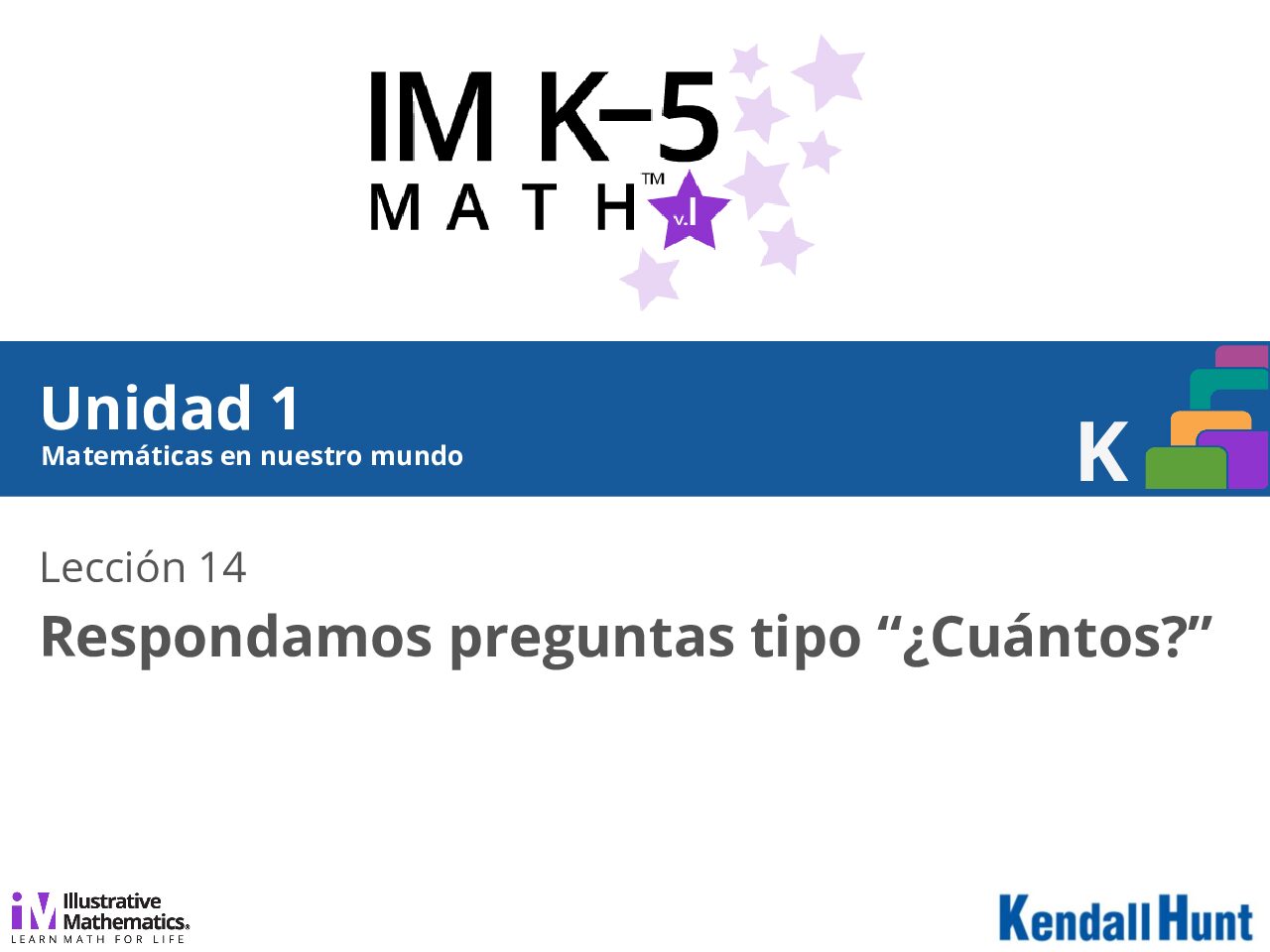 Grade K Unit 1 Lesson 14 Spanısh V2