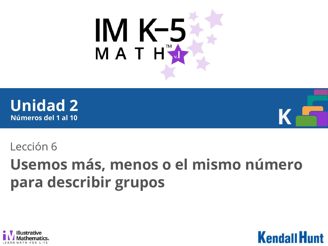 Grade K Unit 2 Lesson 06 Spanısh V2