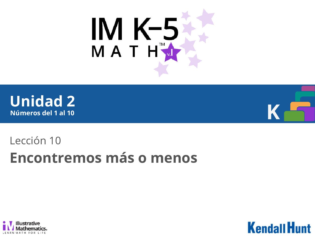Grade K Unit 2 Lesson 10 Spanısh V2