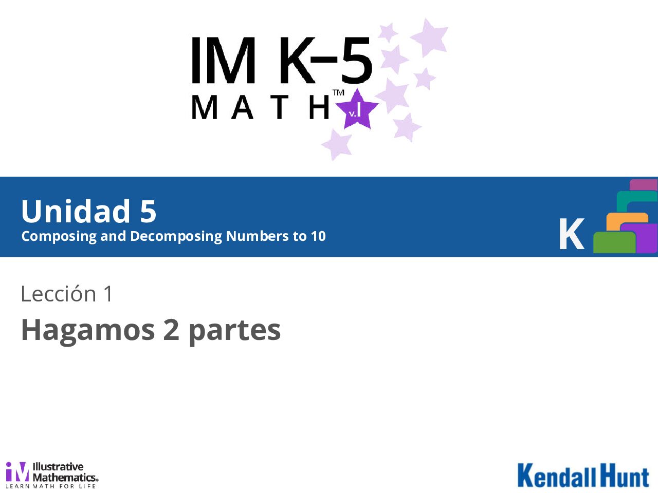 Grade K Unit 5 Lesson 01 Spanısh V2