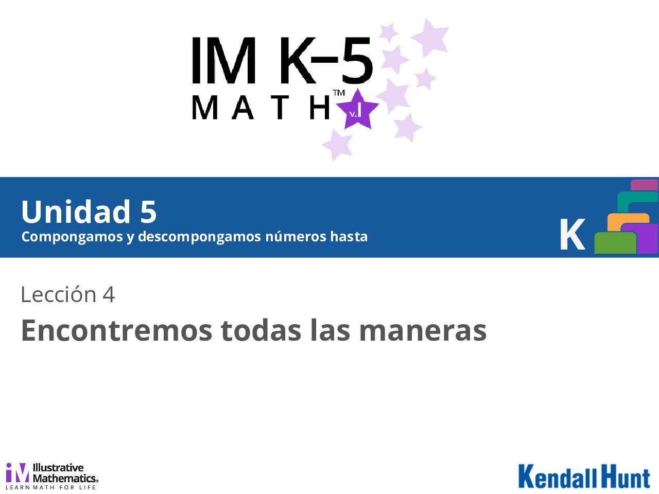 Grade K Unit 5 Lesson 04 Spanısh V2