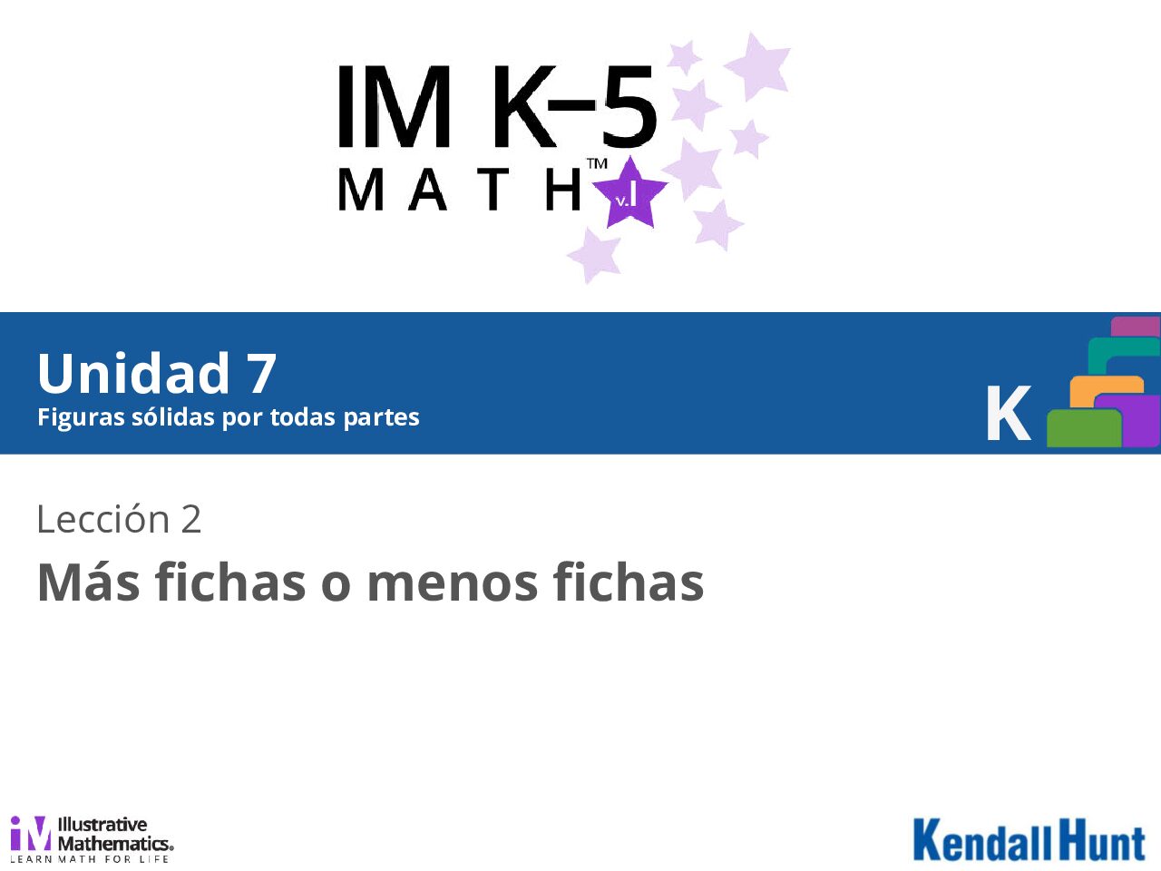 Grade K Unit 7 Lesson 02 Spanısh V2