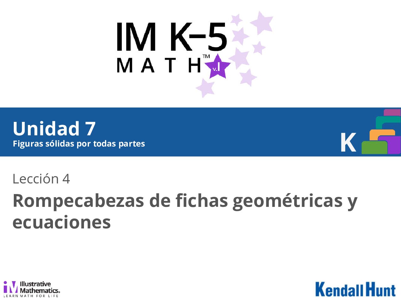 Grade K Unit 7 Lesson 04 Spanısh V2