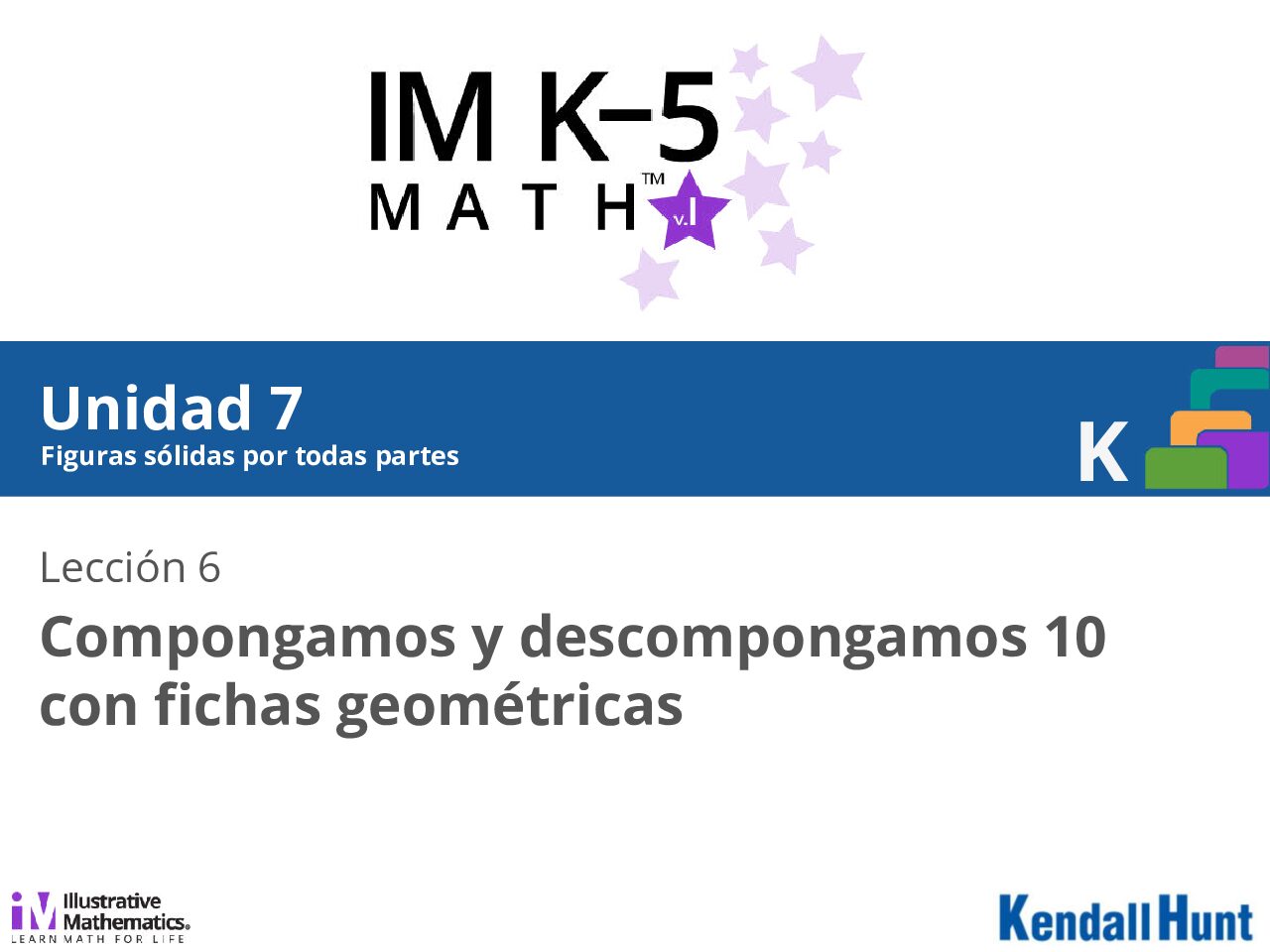 Grade K Unit 7 Lesson 06 Spanısh V2