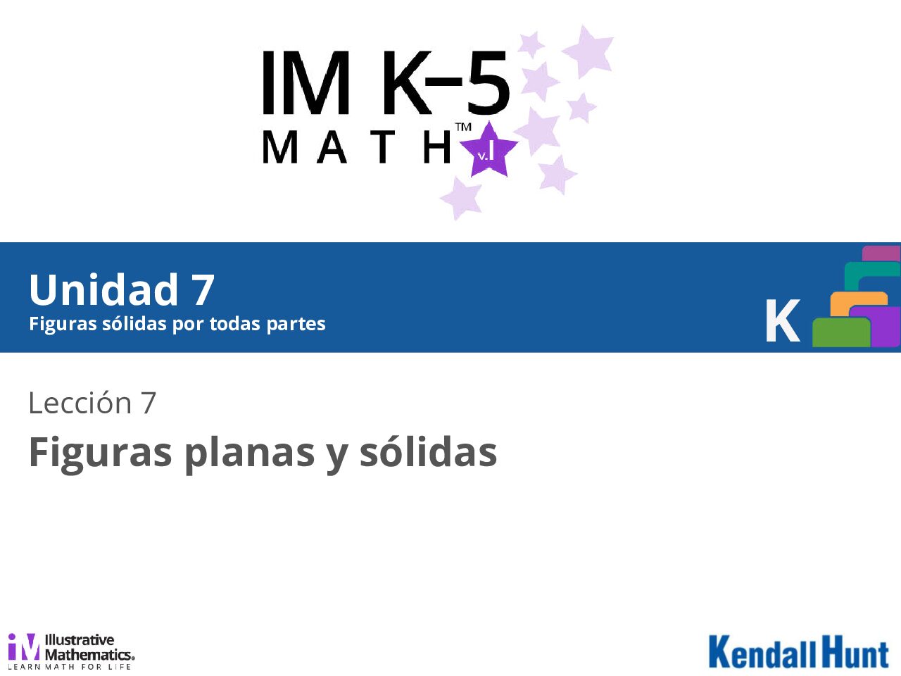 Grade K Unit 7 Lesson 07 Spanısh V2