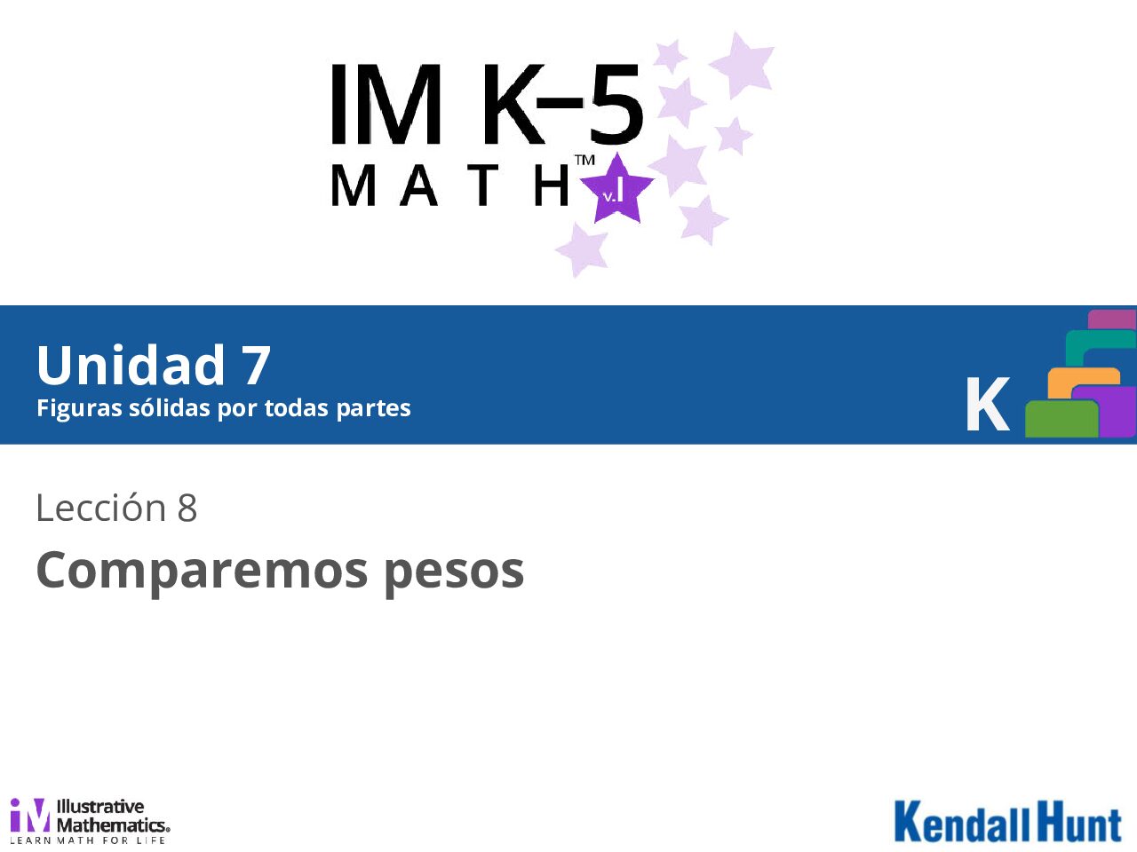 Grade K Unit 7 Lesson 08 Spanısh V2