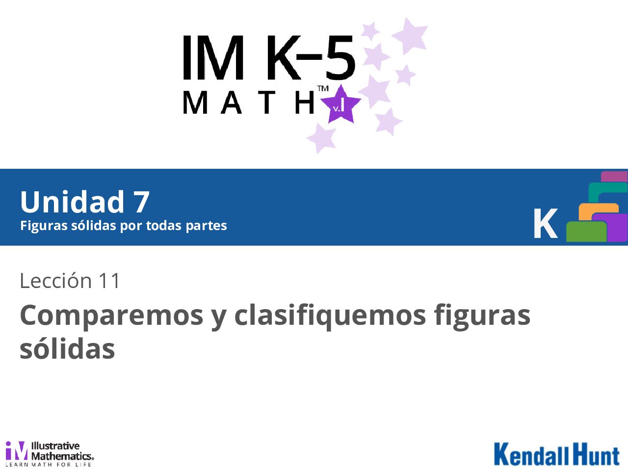 Grade K Unit 7 Lesson 11 Spanısh V2