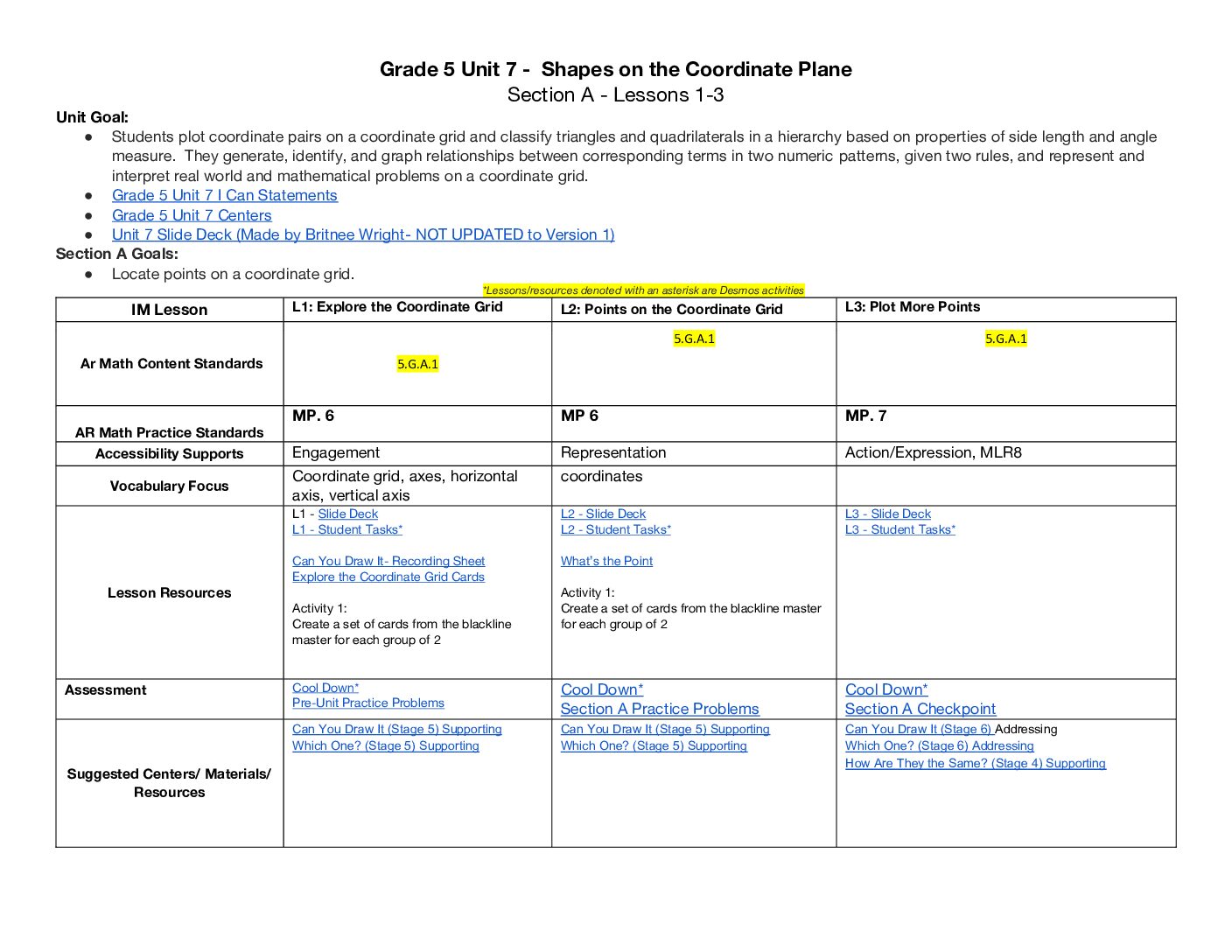Im Curriculum Alignment 5.7