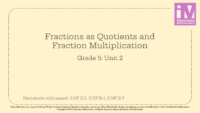 Im Gr.5 Unit 2 Fractions As Quotients And Fraction Multiplication