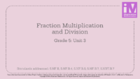 Im Gr.5 Unit 3 Fractions As Quotients And Fraction Multiplication