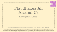 Im Gr. K Unit 3 Flat Shapes All Around Us