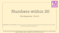 Im Gr. K Unit 6 Numbers Within 20