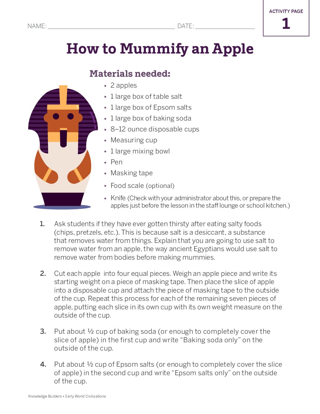Knowledge Builder G1D4 Activity Page