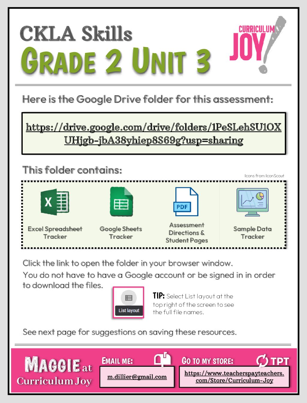 Link And Access Instructions