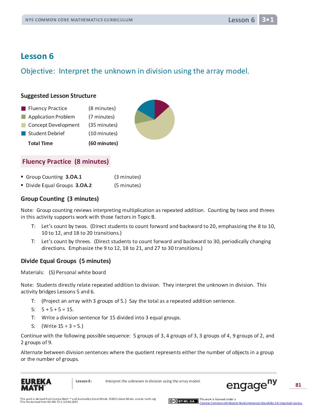 Math G3 M1 Topic B Lesson 6