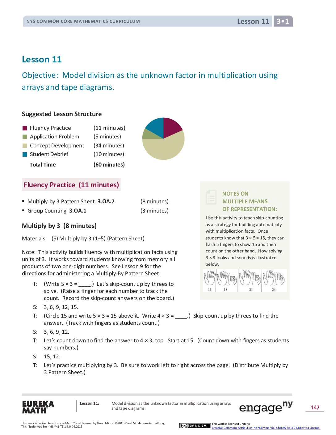 Math G3 M1 Topic D Lesson 11