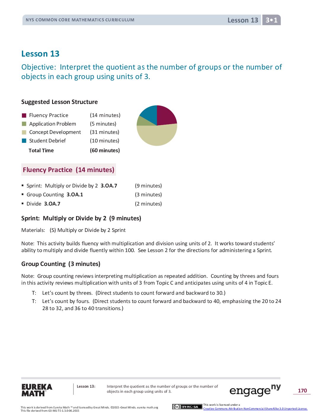 Math G3 M1 Topic D Lesson 13
