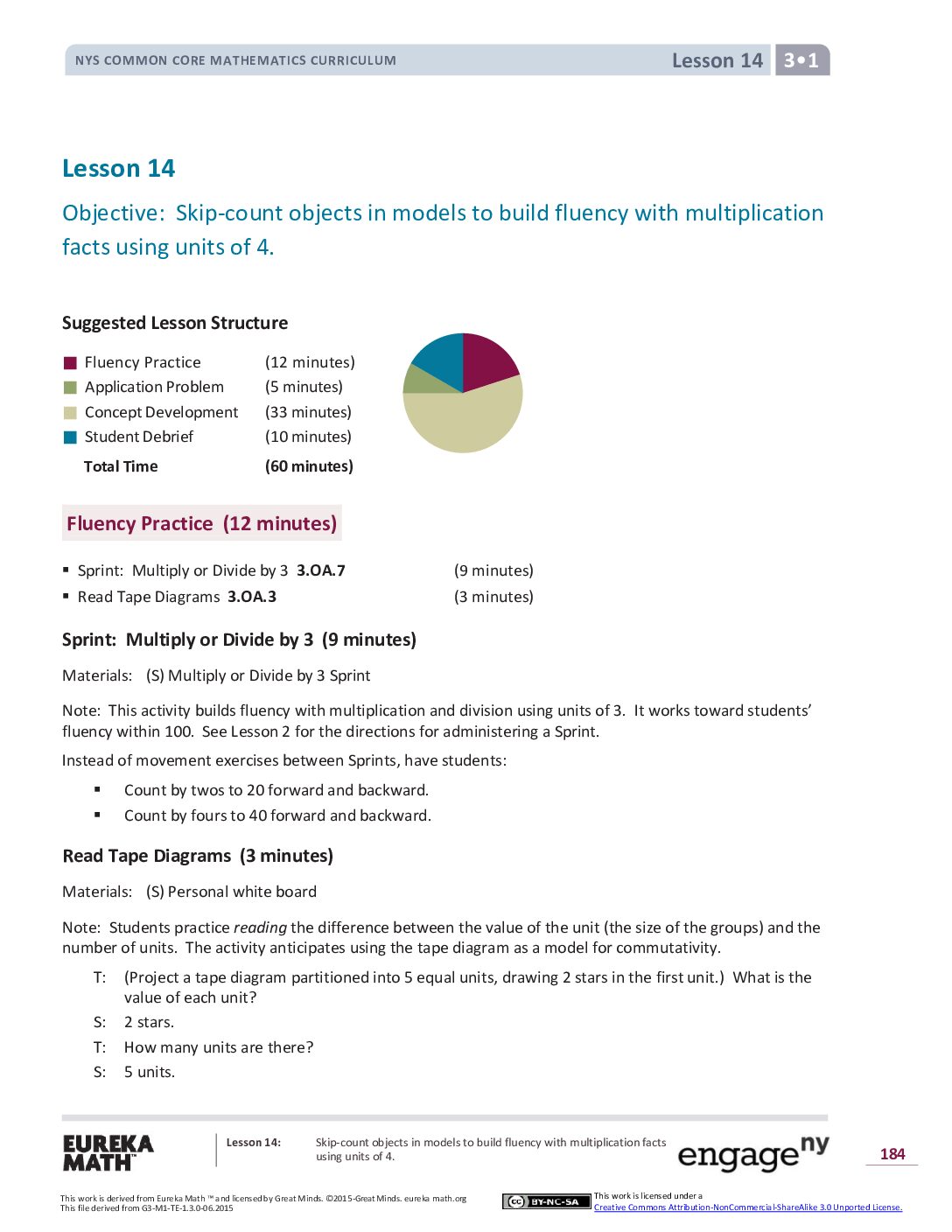 Math G3 M1 Topic E Lesson 14