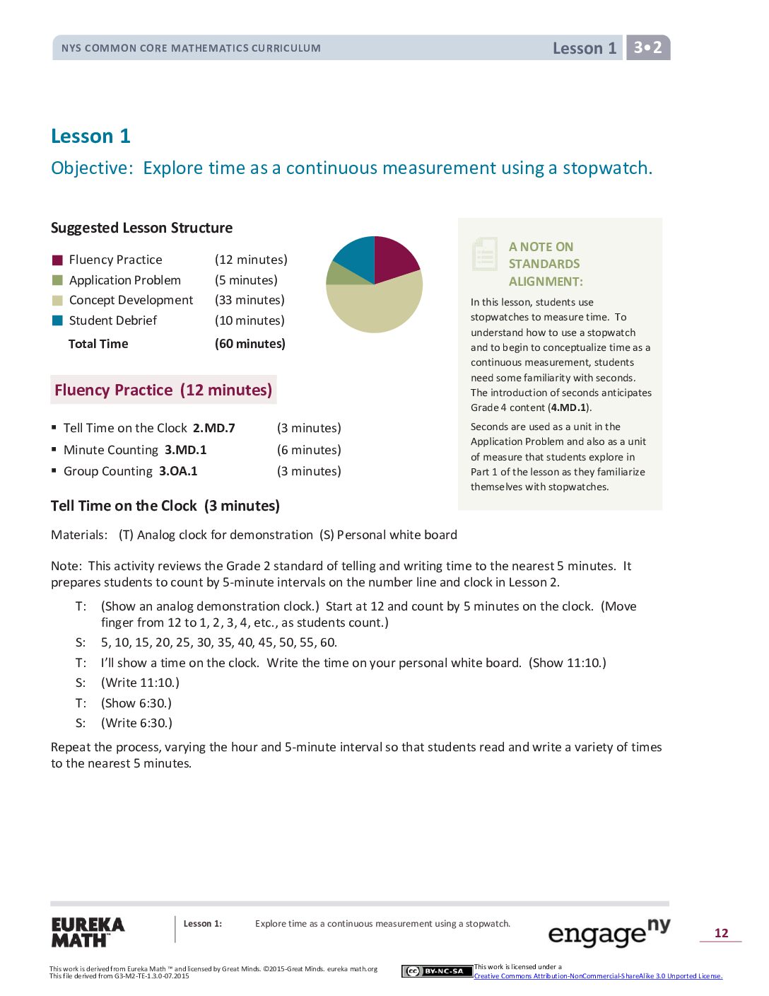 Math G3 M2 Topic A Lesson 1