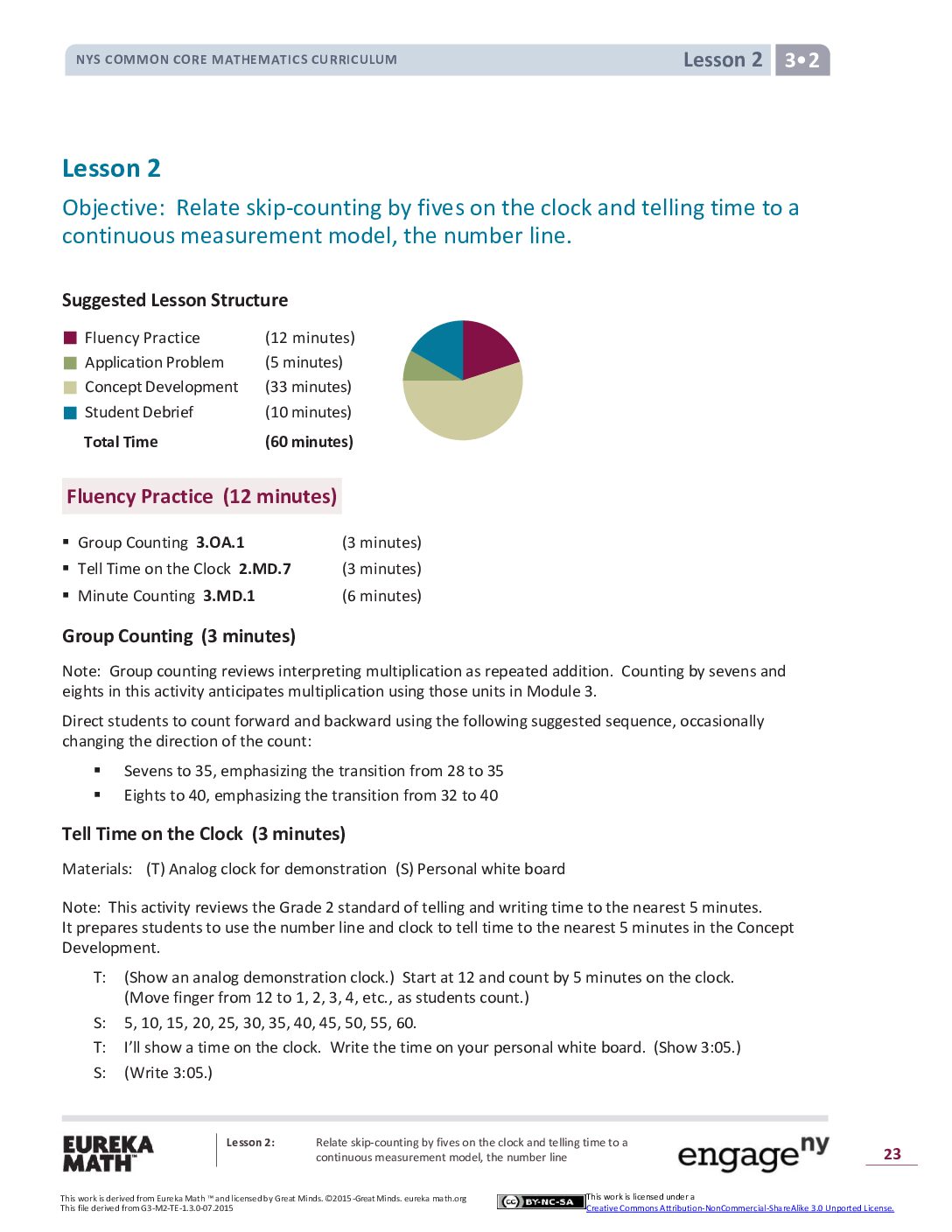 Math G3 M2 Topic A Lesson 2