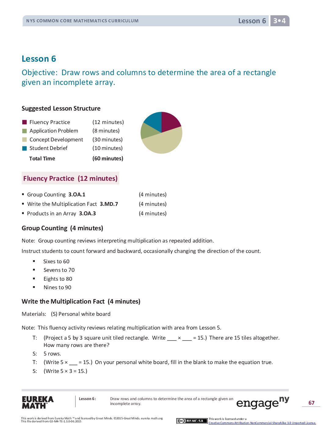 Math G3 M4 Topic B Lesson 6