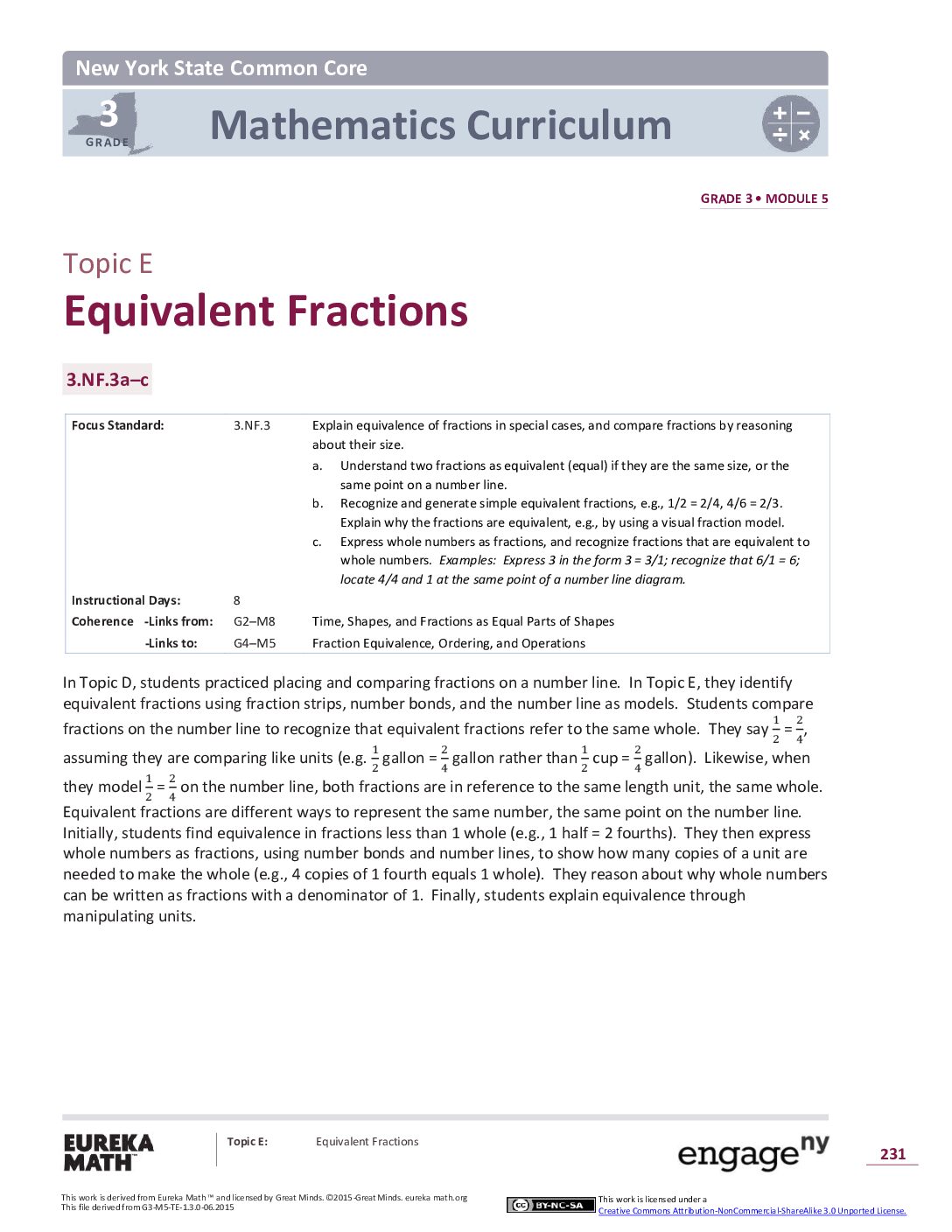 Math G3 M5 Topic E Overview