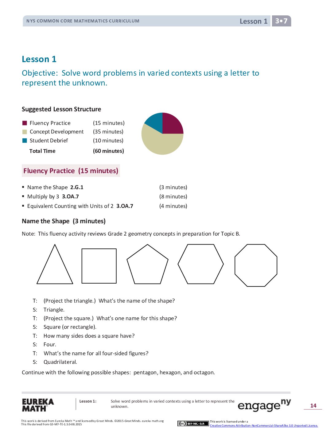 Math G3 M7 Topic A Lesson 1