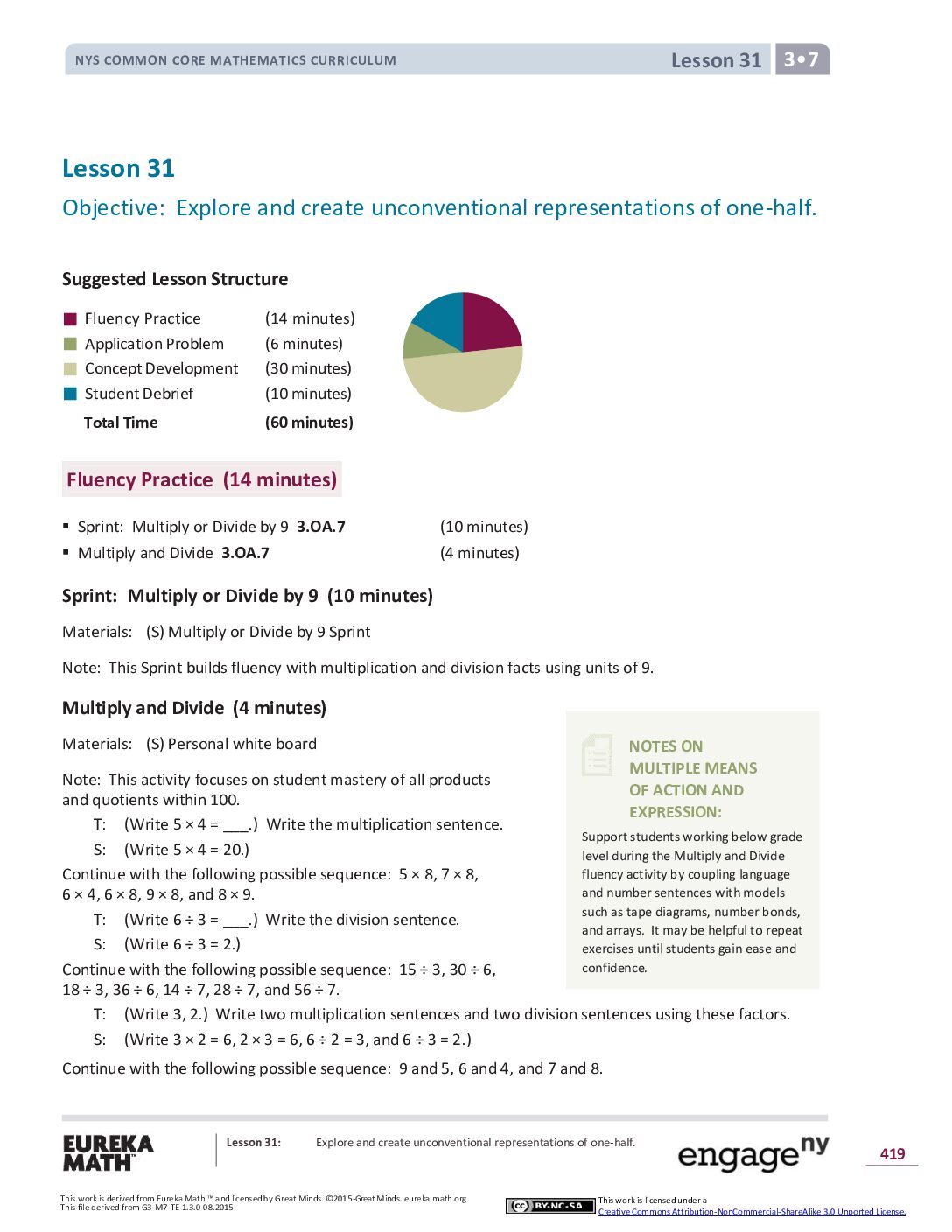 Math G3 M7 Topic F Lesson 31