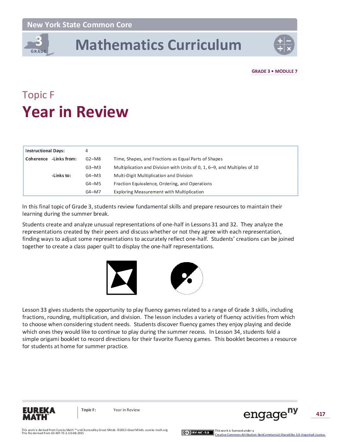 Math G3 M7 Topic F Overview