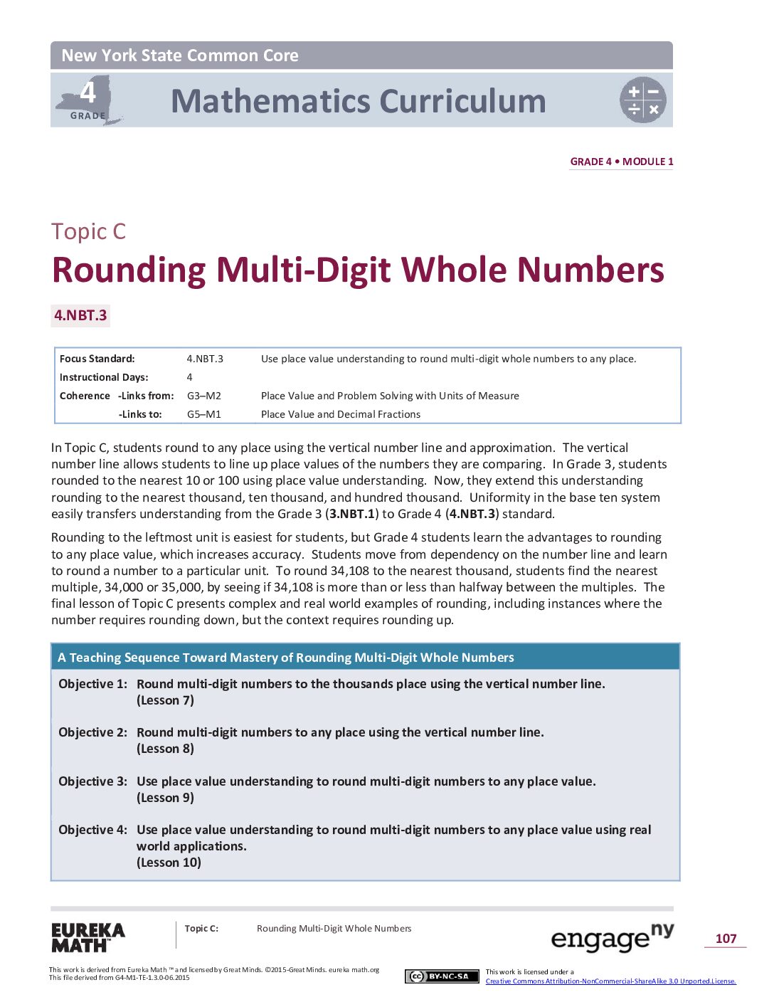 Math G4 M1 Topic C Overview