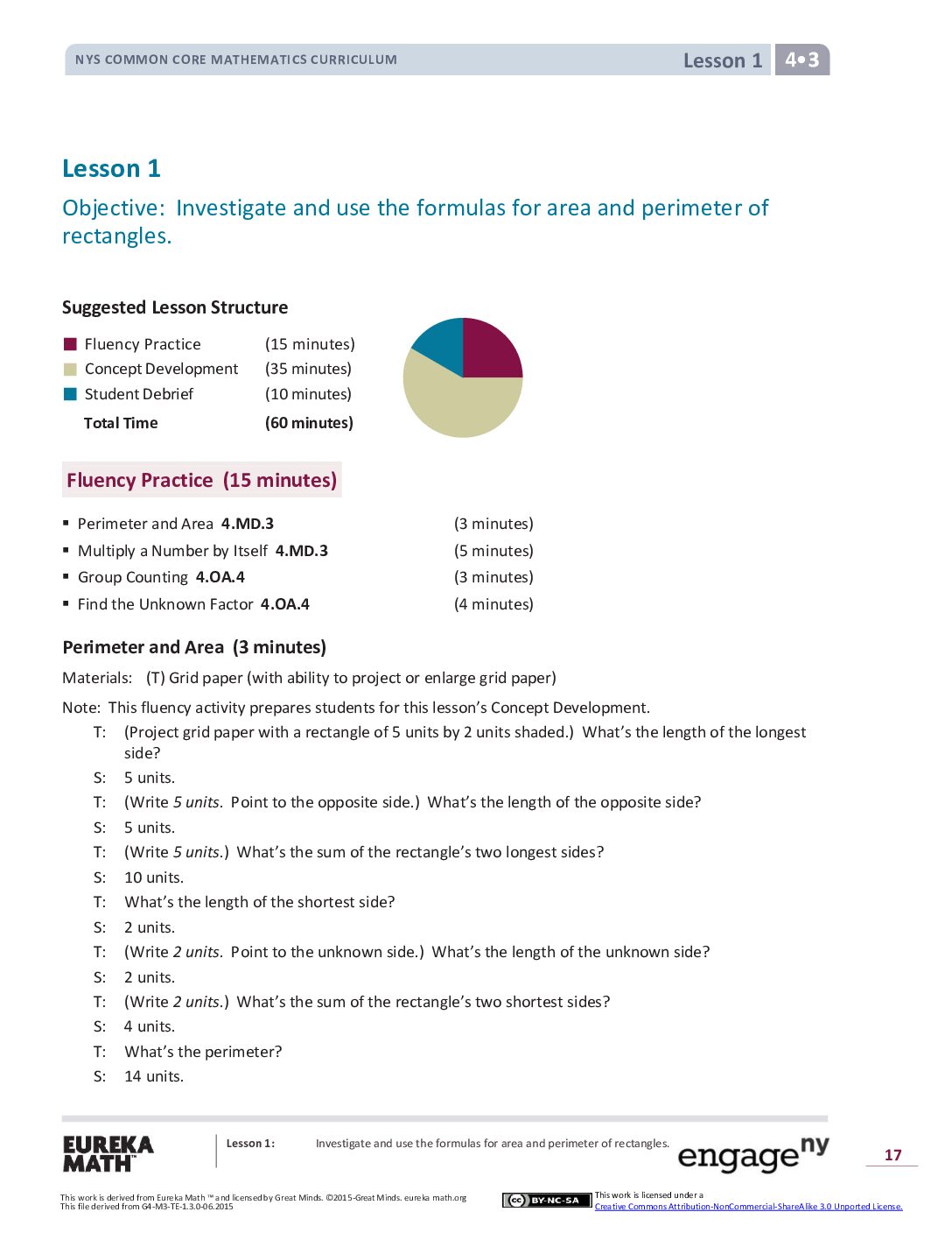 Math G4 M3 Topic A Lesson 1