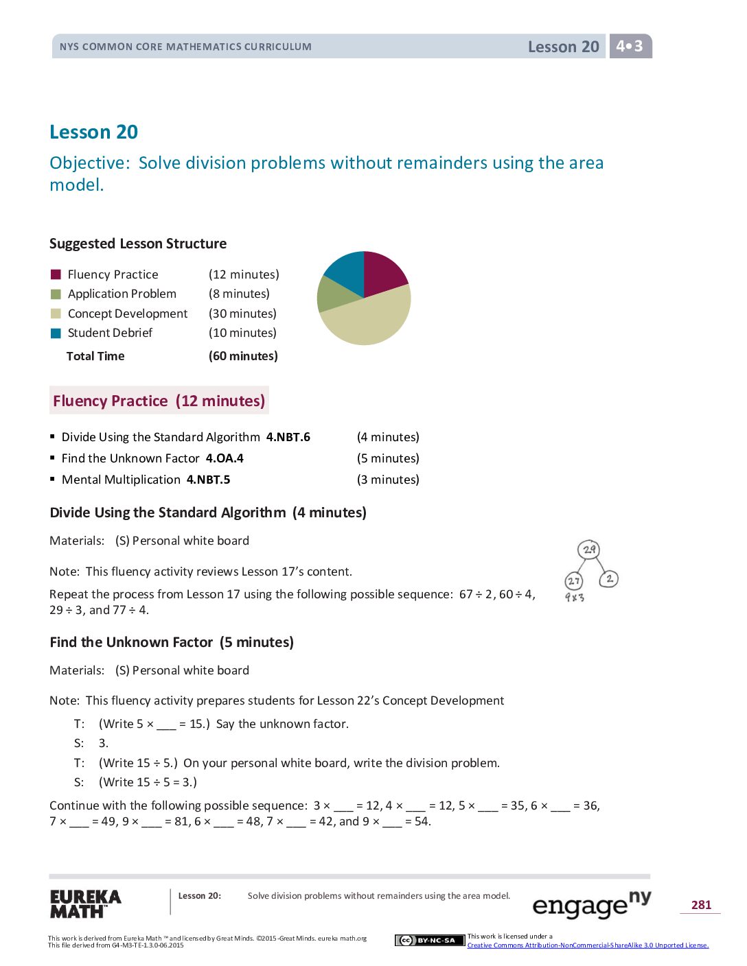 Math G4 M3 Topic E Lesson 20