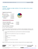 Math G4 M3 Topic H Lesson 34